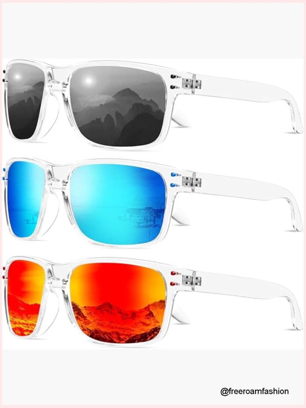 Polarized Sunglasses for Men Women Vintage Style UV Protection